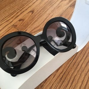 Prada Black Baroque Sunglasses